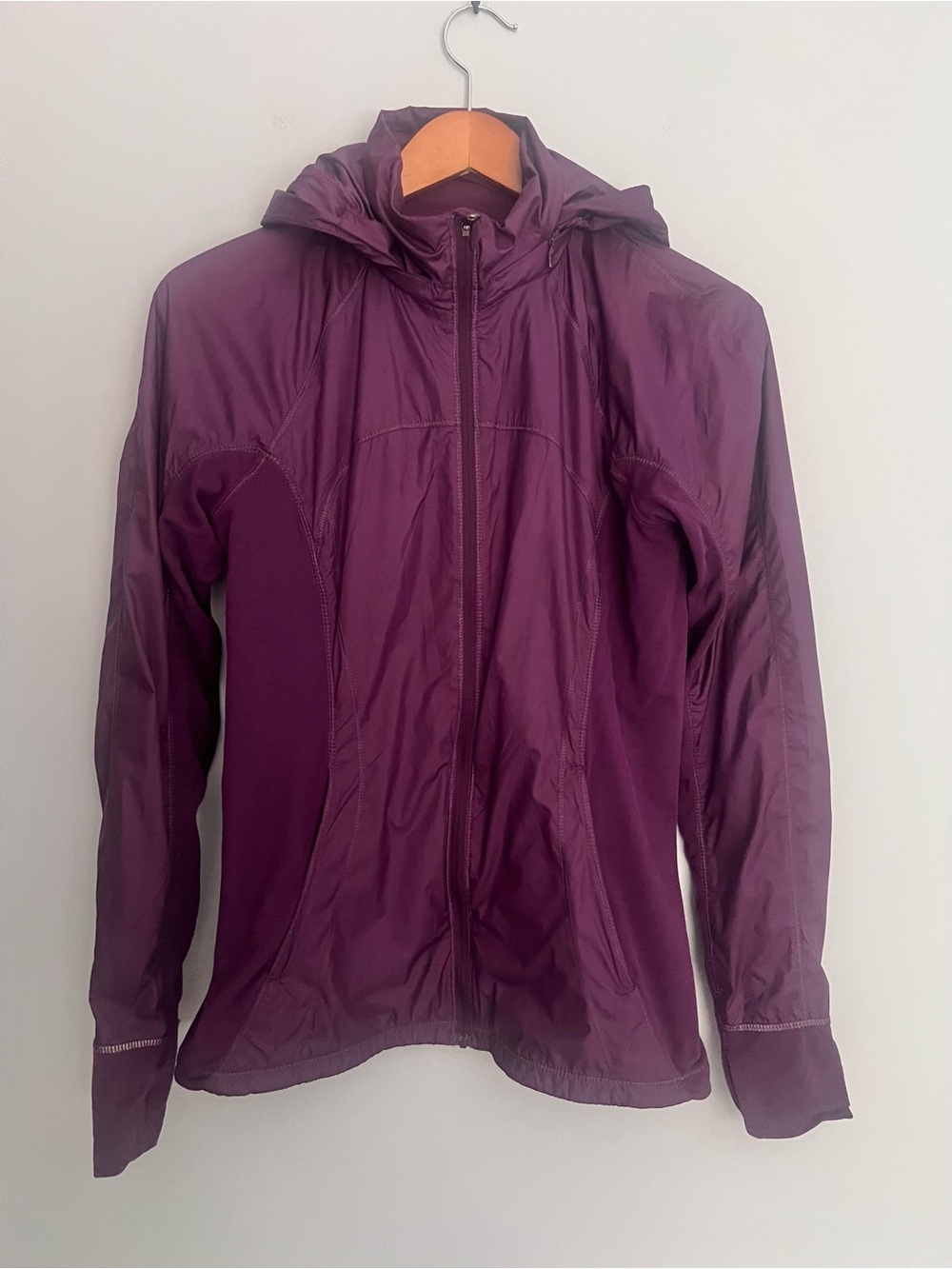 Lululemon Rush Hour Jacket Darkest Magenta Size 6